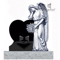 Cemetery Statue Headstone | Statue Monument | Cemetery Monument | COM-STATUE-55