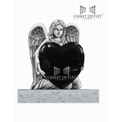 Cemetery Statue Headstone | Statue Monument | Cemetery Monument | COM-STATUE-55
