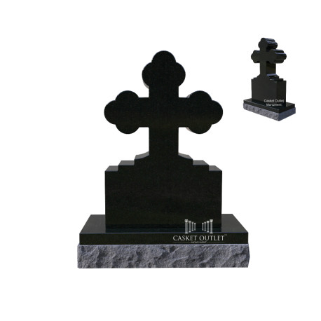 Orthodox Cross Monument | Cemetery Cross Headstone