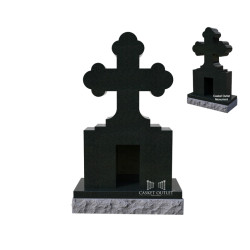 Orthodox Cross Monument | Cemetery Headstone (COM-CROSS-D)