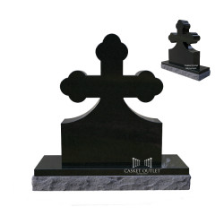Orthodox Cross Monument | Cemetery Headstone (COM-CROSS-E)