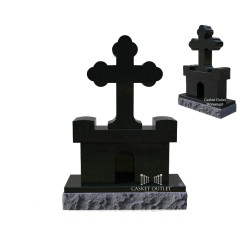 Orthodox Cross Monument | Cemetery Headstone (COM-CROSS-G)