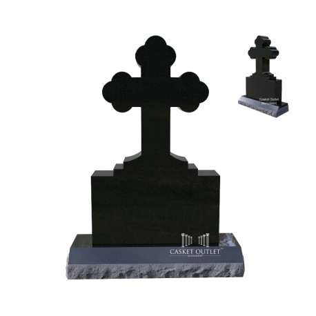 Orthodox Cross Monument | Cemetery Cross Headstone