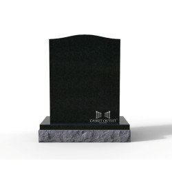Headstone:24"x8"x30" | Base:30"x14"x6" or 8" (COM-SH-24830)