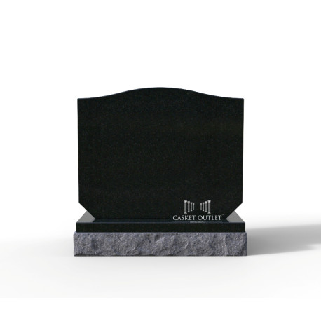 Headstone:30"x8"x24" (3" corner cut for bottom) | Base:30"x14"x6" or 8" (COM-SH-30824C3)