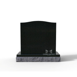 Headstone:30"x8"x28" | Base:36"x14"x6" or 8" (COM-SH-30828)