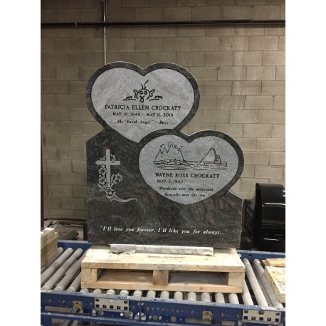 WE ARE TOGETHER FOREVER MONUMENT HEADSTONE