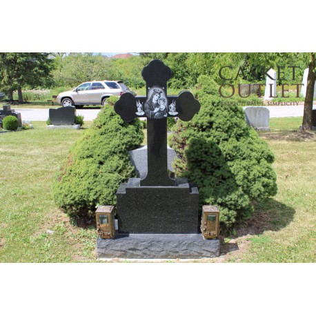 Orthodox Cross Monument Headstone