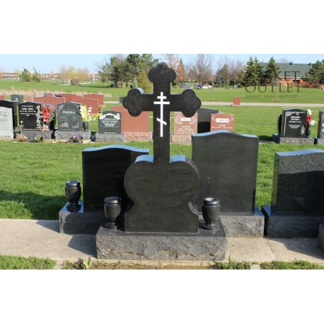 Orthodox Cross Monument Headstone
