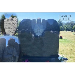 THE ANGEL PRAYING STATUE MONUMENT HEADSTONE