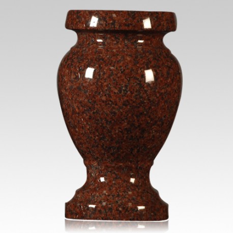 Cemetery India Red Granite Stone Vase