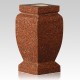 Cemetery India Red Granite Stone Vase