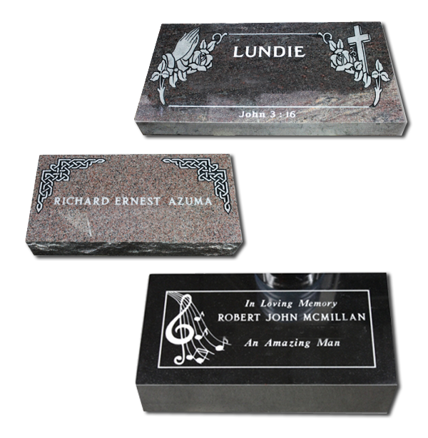 Grave Marker, Granite Marker, Cemetery Grave Marker